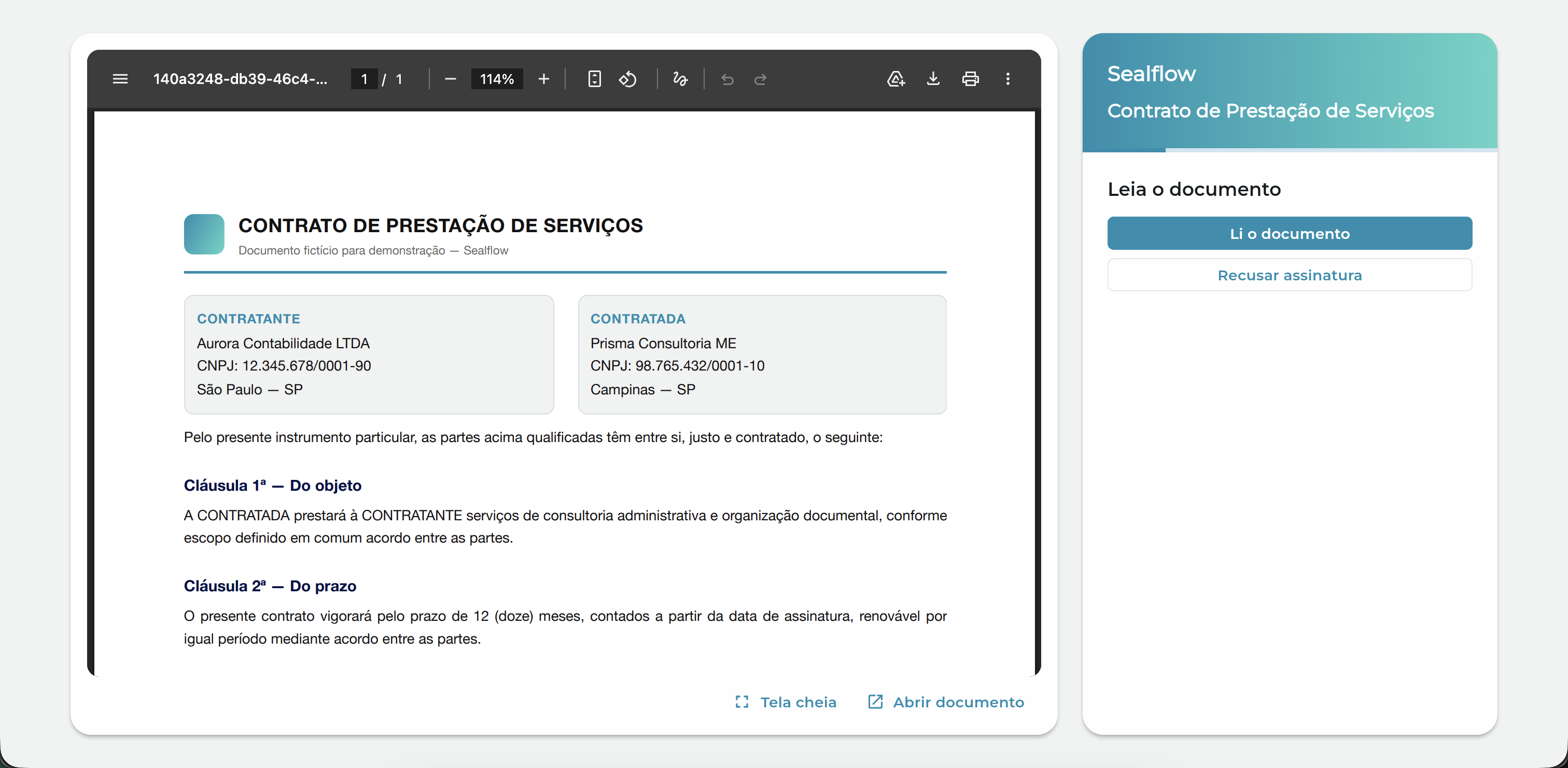 Ler o documento
